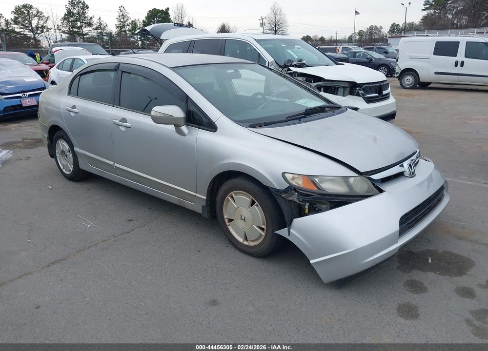 2007 HONDA CIVIC HYBRID VIN: JHMFA36207S006704
