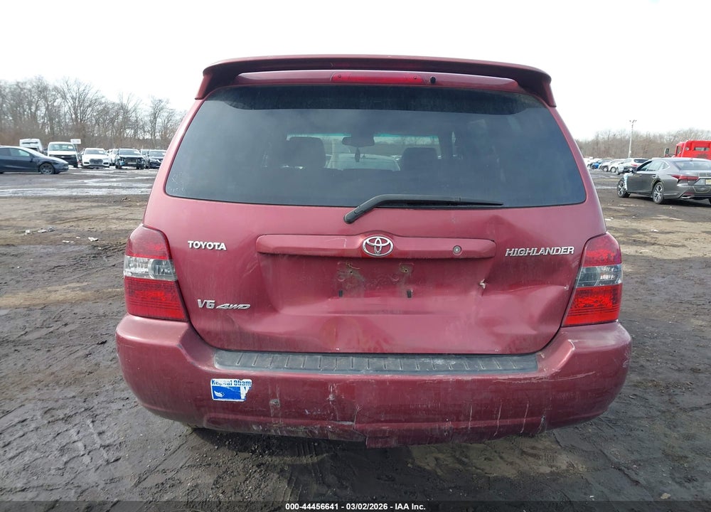 2005 TOYOTA HIGHLANDER LIMITED V6 VIN: JTEEP21A350080336