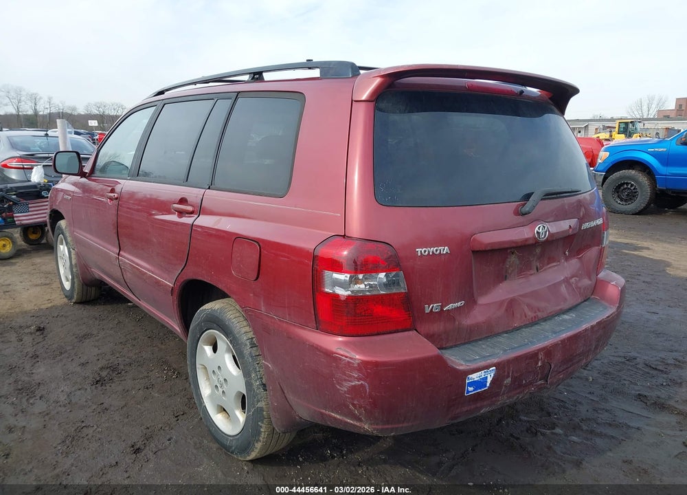 2005 TOYOTA HIGHLANDER LIMITED V6 VIN: JTEEP21A350080336
