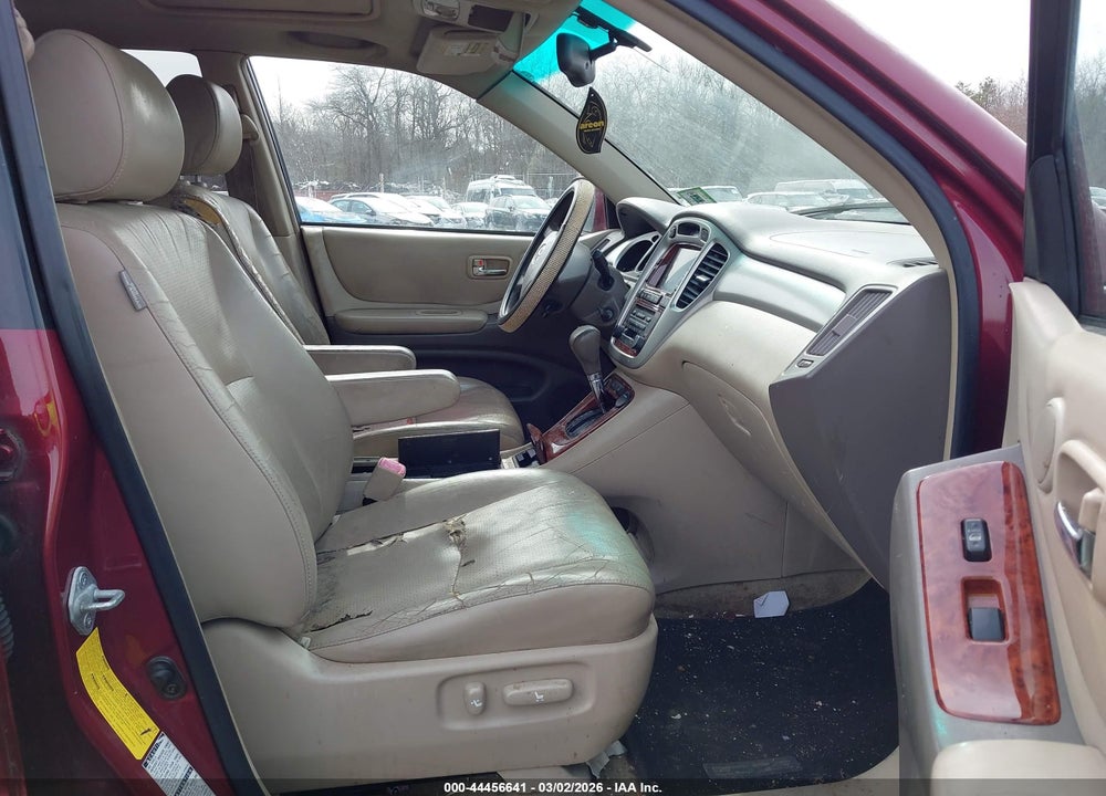 2005 TOYOTA HIGHLANDER LIMITED V6 VIN: JTEEP21A350080336
