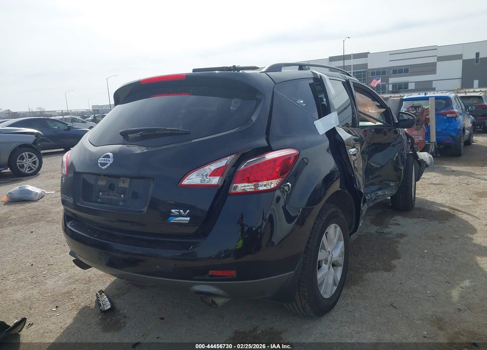 2012 NISSAN MURANO SV VIN: JN8AZ1MW9CW207314