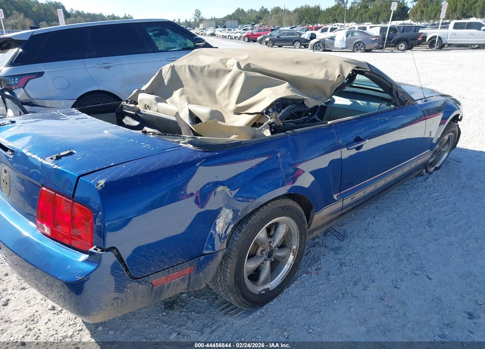2006 FORD MUSTANG V6 VIN: 1ZVFT84N465125579