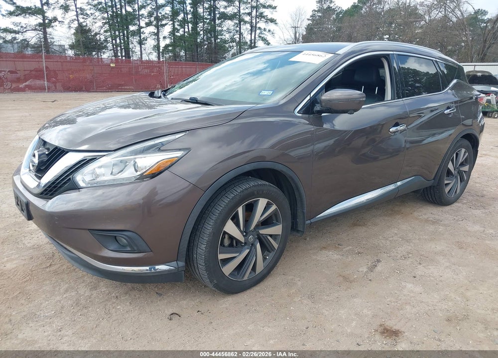 2017 NISSAN MURANO PLATINUM VIN: 5N1AZ2MG7HN102287