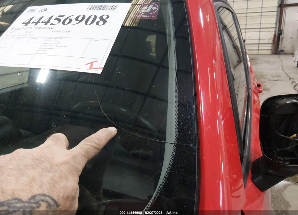 2017 JEEP RENEGADE LIMITED 4X4 VIN: ZACCJBDB2HPE73695