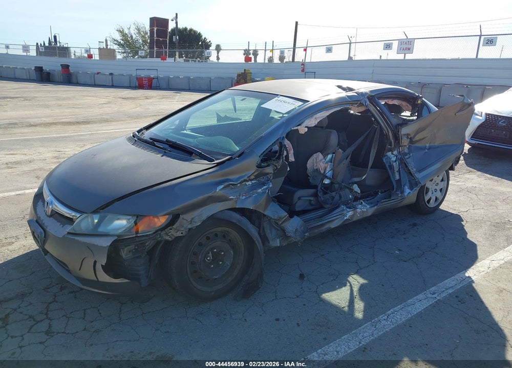 2006 HONDA CIVIC LX VIN: 1HGFA16586L092547