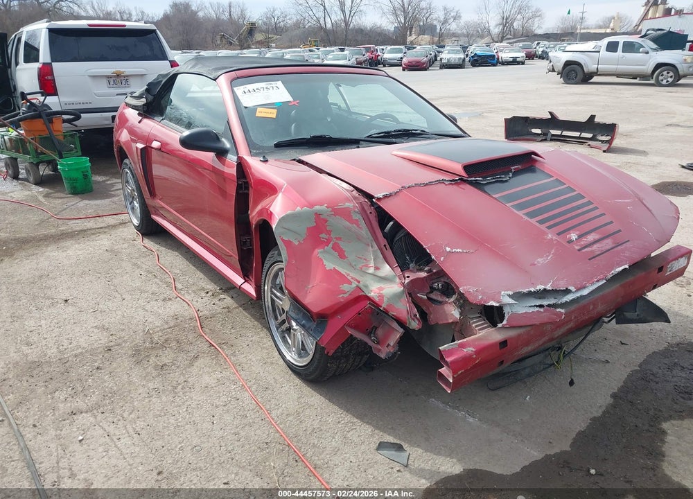 2001 FORD MUSTANG GT VIN: 1FAFP45X91F136022
