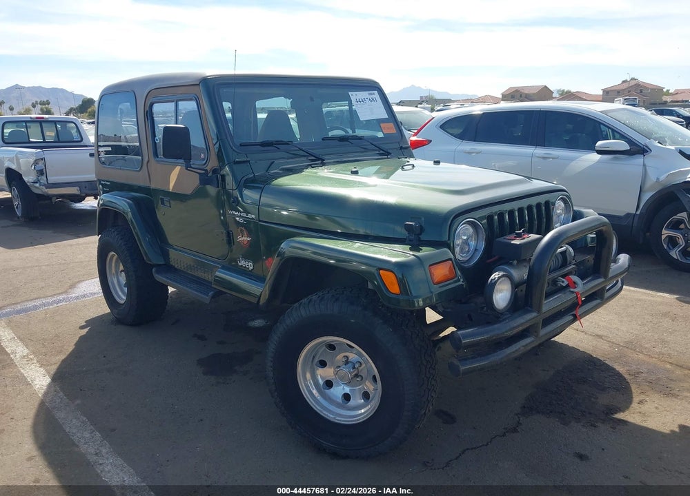 1998 JEEP WRANGLER SAHARA VIN: 1J4FY49S8WP730621