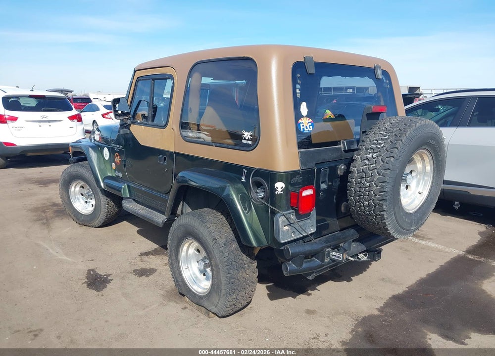 1998 JEEP WRANGLER SAHARA VIN: 1J4FY49S8WP730621