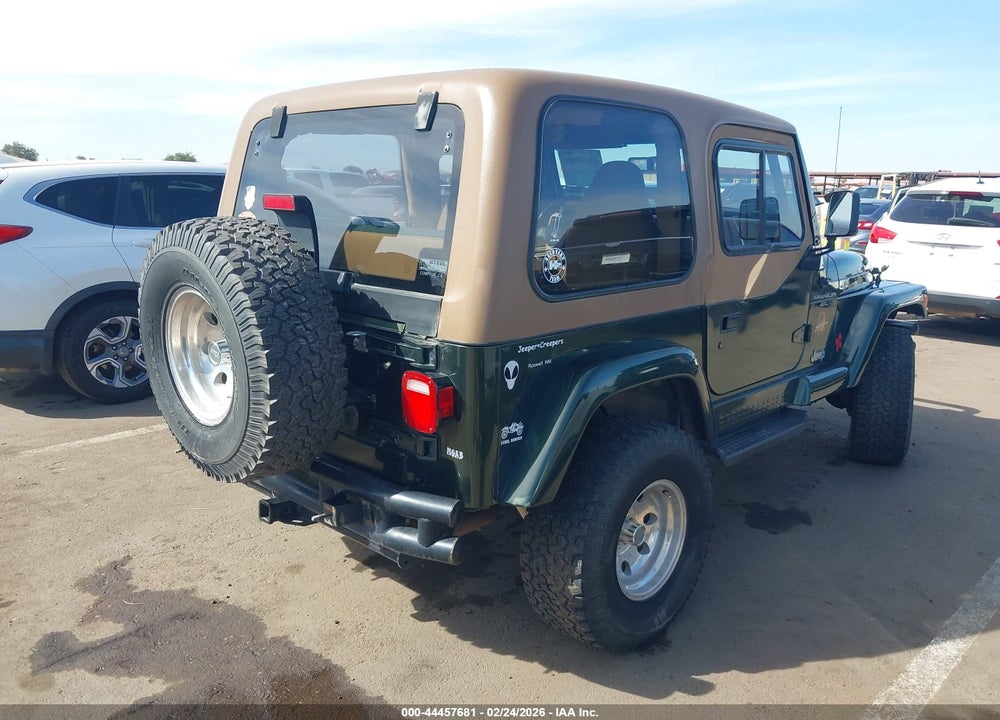 1998 JEEP WRANGLER SAHARA VIN: 1J4FY49S8WP730621