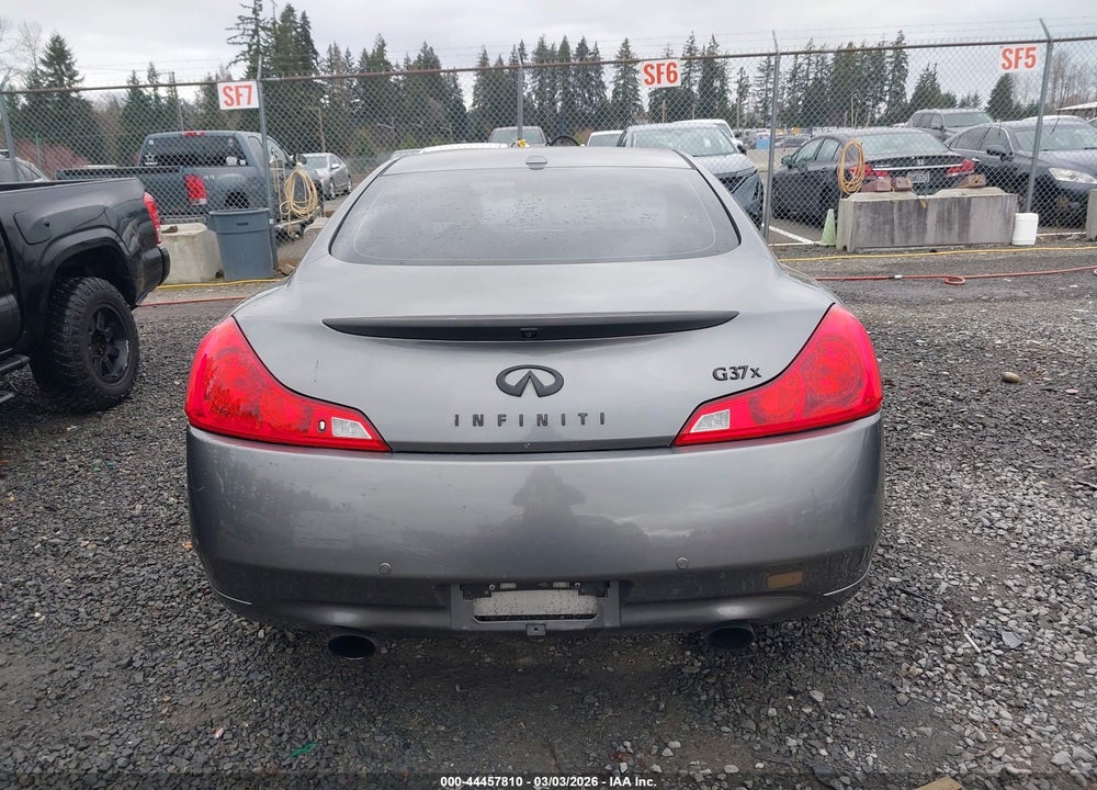 2011 INFINITI G37X VIN: JN1CV6EL2BM263612