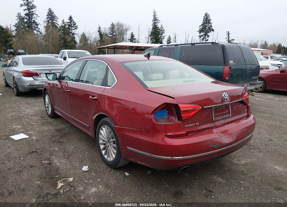 2016 VOLKSWAGEN PASSAT 1.8T SE VIN: 1VWBT7A38GC020861