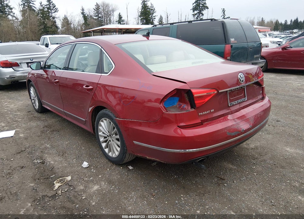 2016 VOLKSWAGEN PASSAT 1.8T SE VIN: 1VWBT7A38GC020861