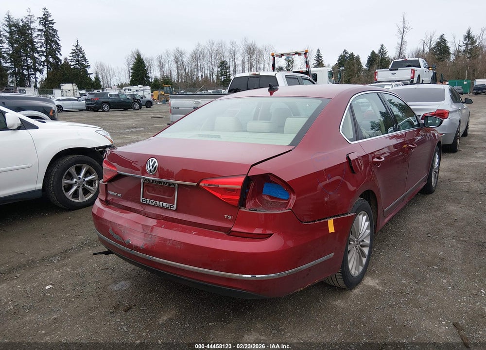 2016 VOLKSWAGEN PASSAT 1.8T SE VIN: 1VWBT7A38GC020861