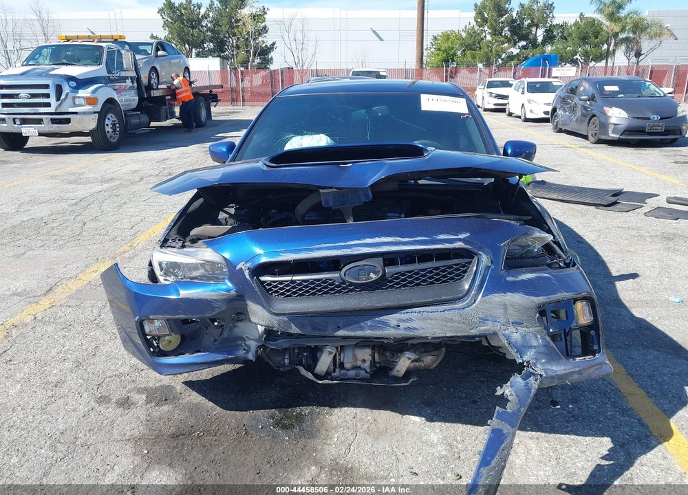 2015 SUBARU WRX LIMITED VIN: JF1VA1G60F9815988