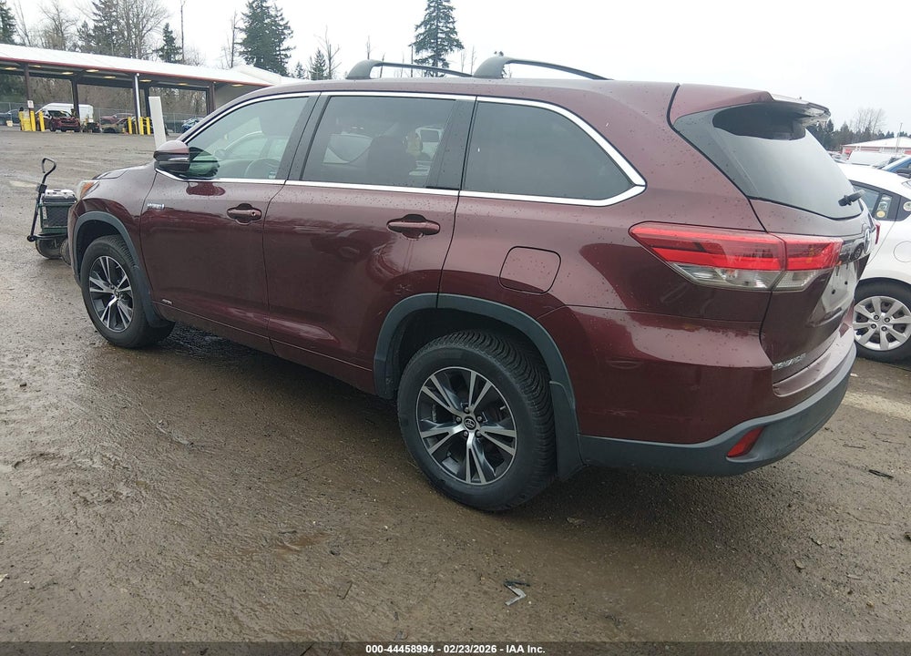 2017 TOYOTA HIGHLANDER HYBRID LE VIN: 5TDBGRFH9HS026093