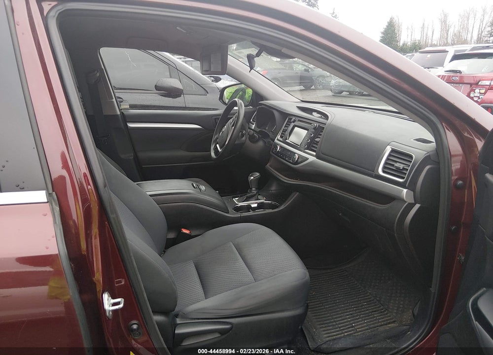 2017 TOYOTA HIGHLANDER HYBRID LE VIN: 5TDBGRFH9HS026093