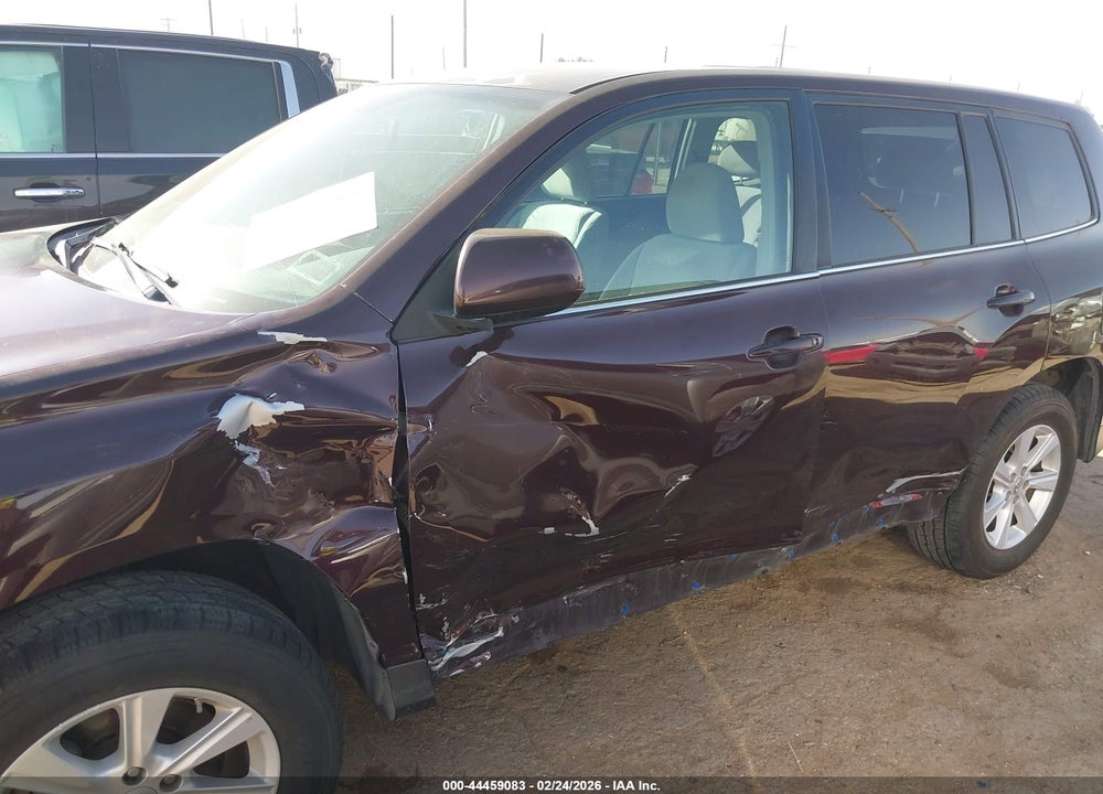 2013 TOYOTA HIGHLANDER BASE V6 VIN: 5TDZK3EH4DS138919