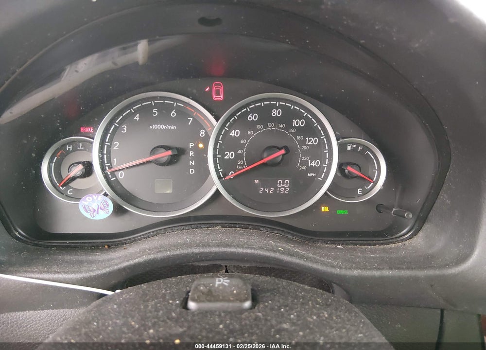 2007 SUBARU LEGACY 2.5I LIMITED VIN: 4S3BL626X77211986