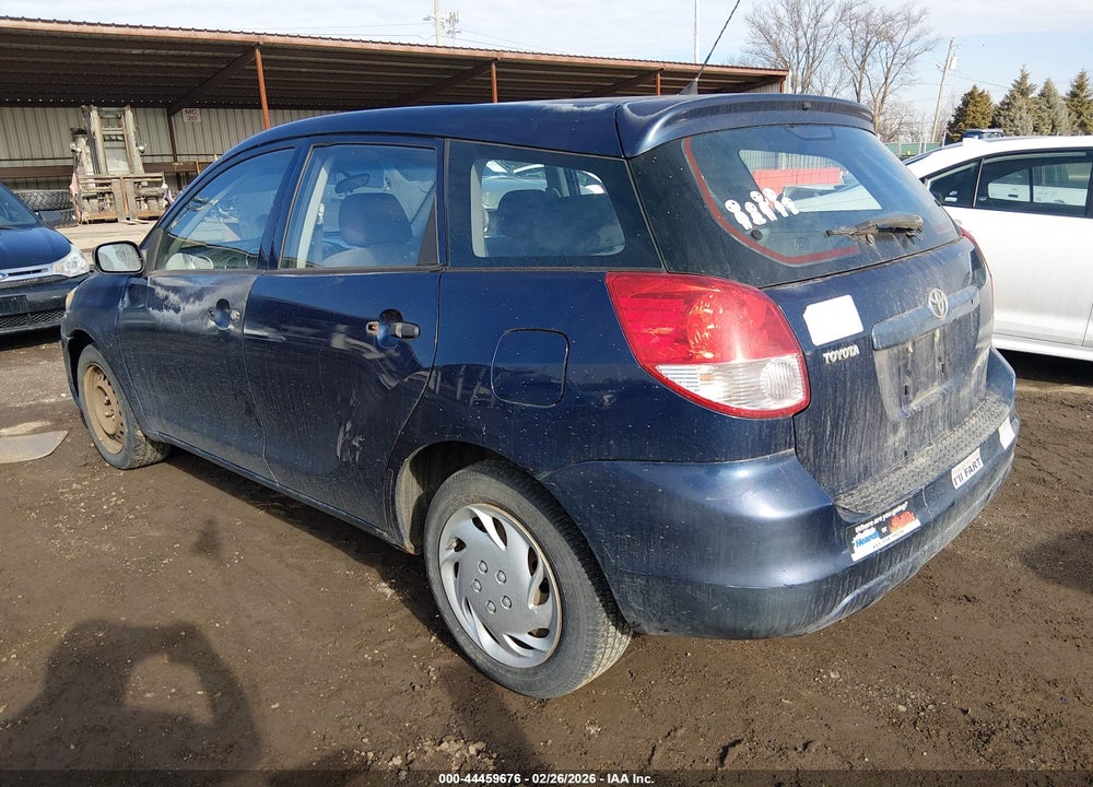 2003 TOYOTA MATRIX STANDARD VIN: 2T1KR32E73C037050