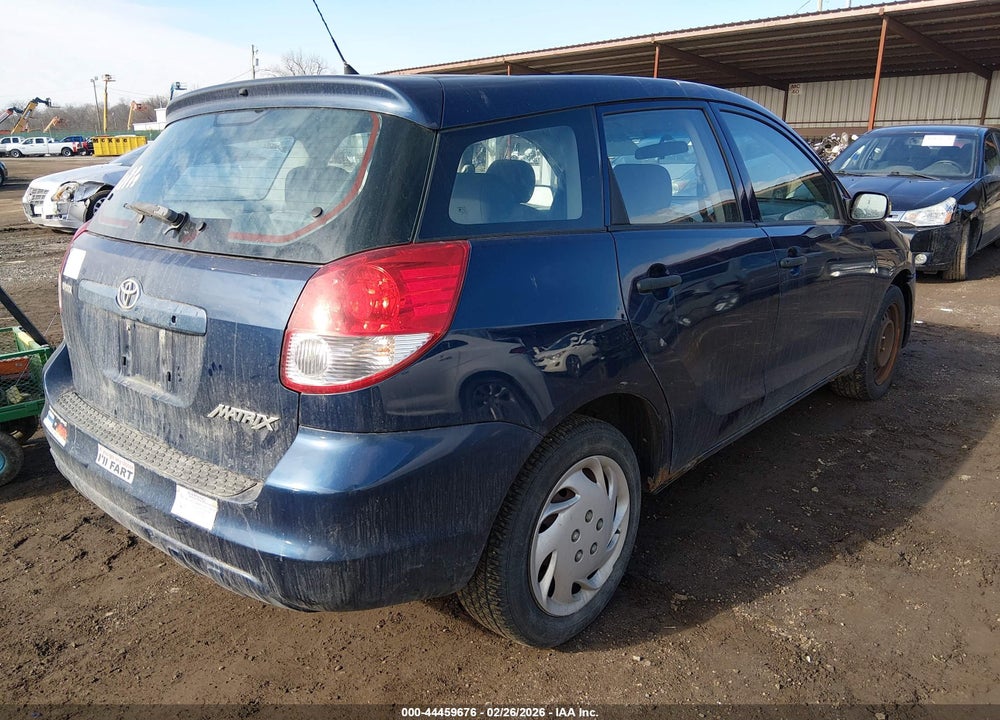 2003 TOYOTA MATRIX STANDARD VIN: 2T1KR32E73C037050