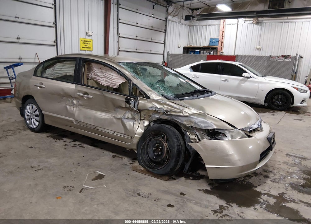 2007 HONDA CIVIC LX VIN: 1HGFA16597L098956
