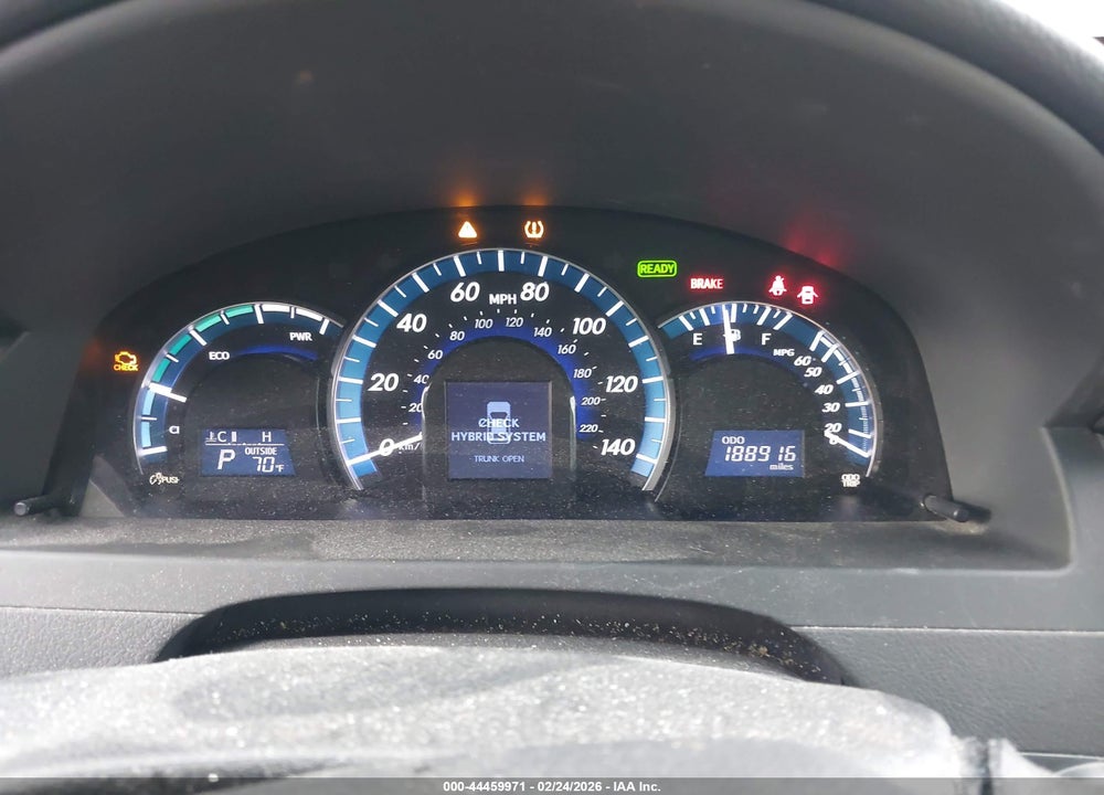 2012 TOYOTA CAMRY HYBRID LE VIN: 4T1BD1FK3CU028203