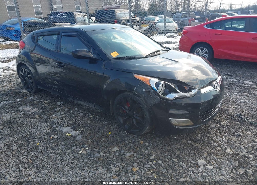 2012 HYUNDAI VELOSTER BASE W/RED/BLACK VIN: KMHTC6AD6CU066117