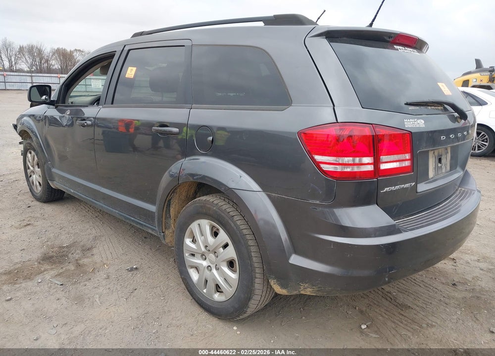 2016 DODGE JOURNEY SE VIN: 3C4PDCAB8GT218284