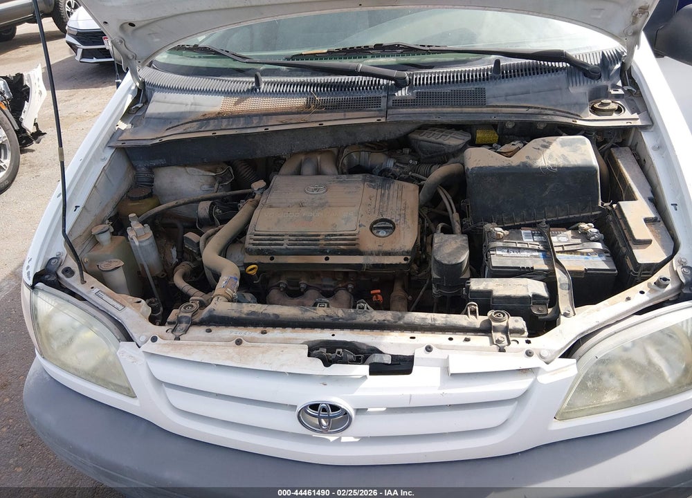 2001 TOYOTA SIENNA CE VIN: 4T3ZF19C31U394485