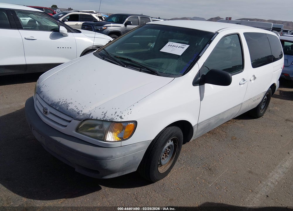 2001 TOYOTA SIENNA CE VIN: 4T3ZF19C31U394485