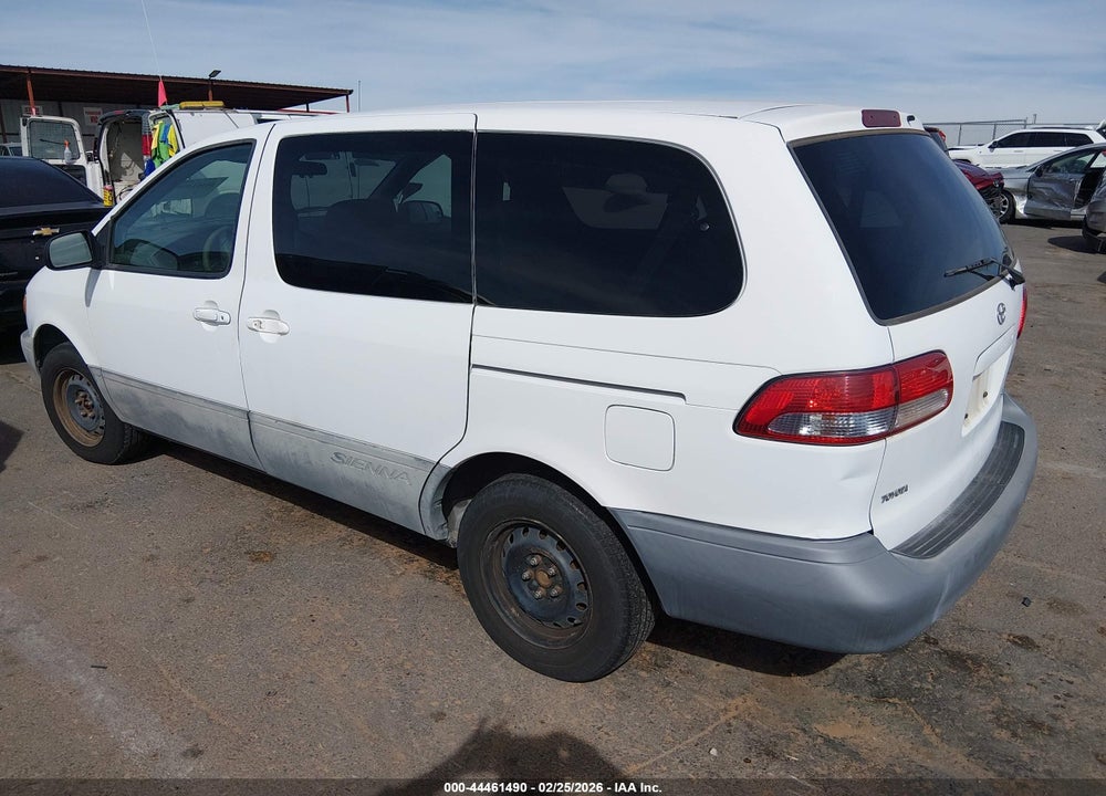 2001 TOYOTA SIENNA CE VIN: 4T3ZF19C31U394485