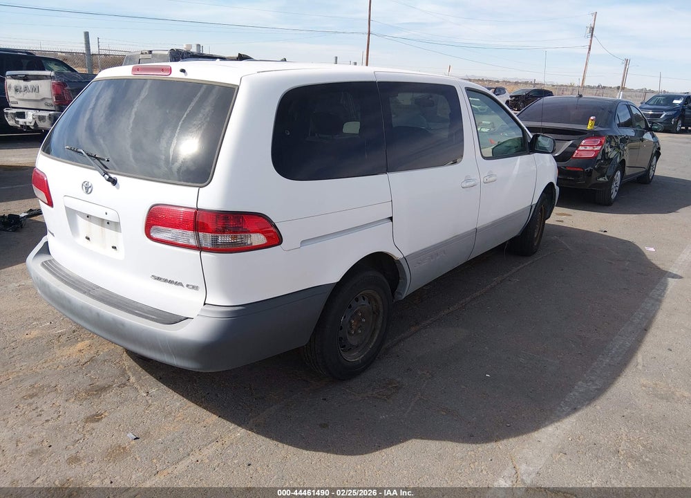 2001 TOYOTA SIENNA CE VIN: 4T3ZF19C31U394485