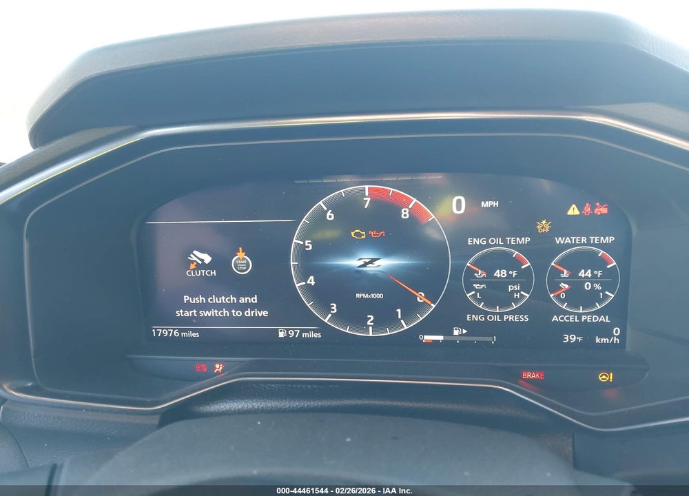 2024 NISSAN Z SPORT MANUAL VIN: JN1BZ4AH5RM360822