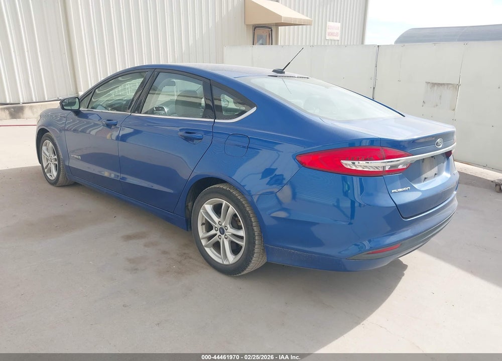 2018 FORD FUSION HYBRID S VIN: 3FA6P0UU5JR100864