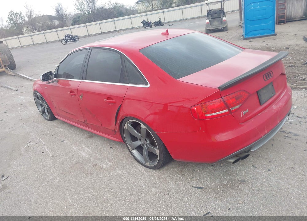 2012 AUDI S4 3.0 PREMIUM PLUS VIN: WAUBGAFL4CA075694