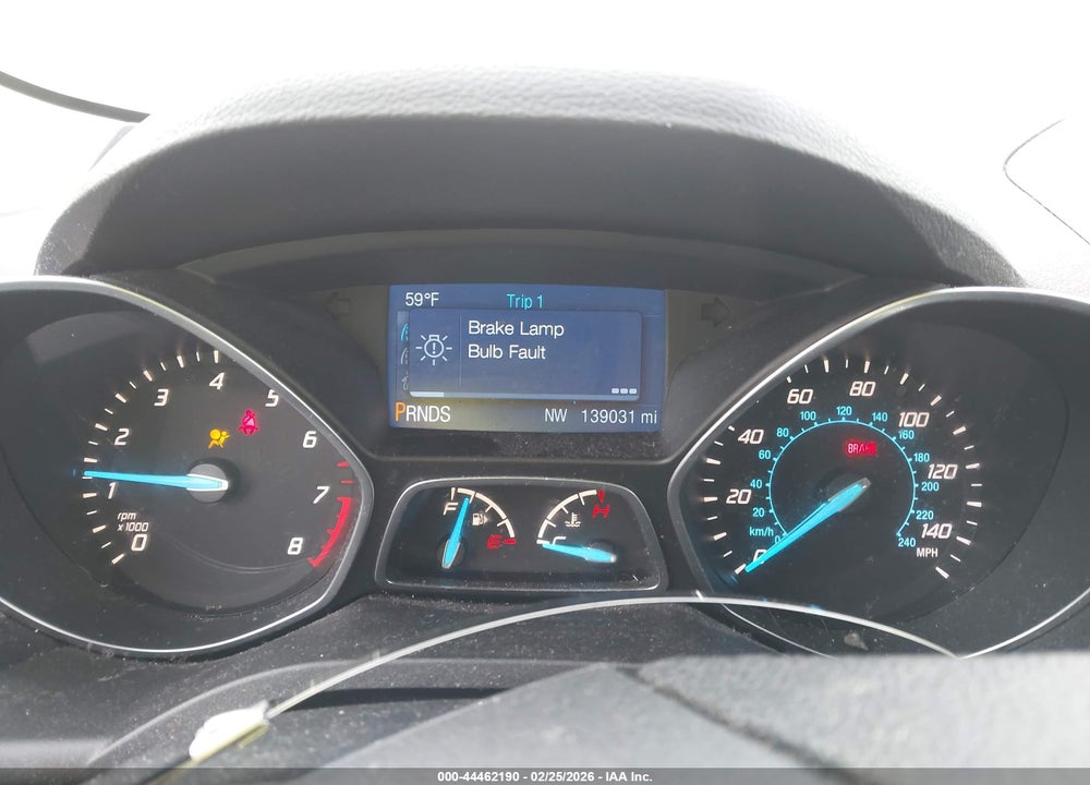 2015 FORD ESCAPE S VIN: 1FMCU0F78FUC75005