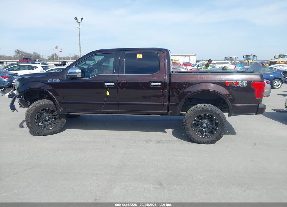 2018 FORD F-150 PLATINUM VIN: 1FTEW1EG6JFA44051