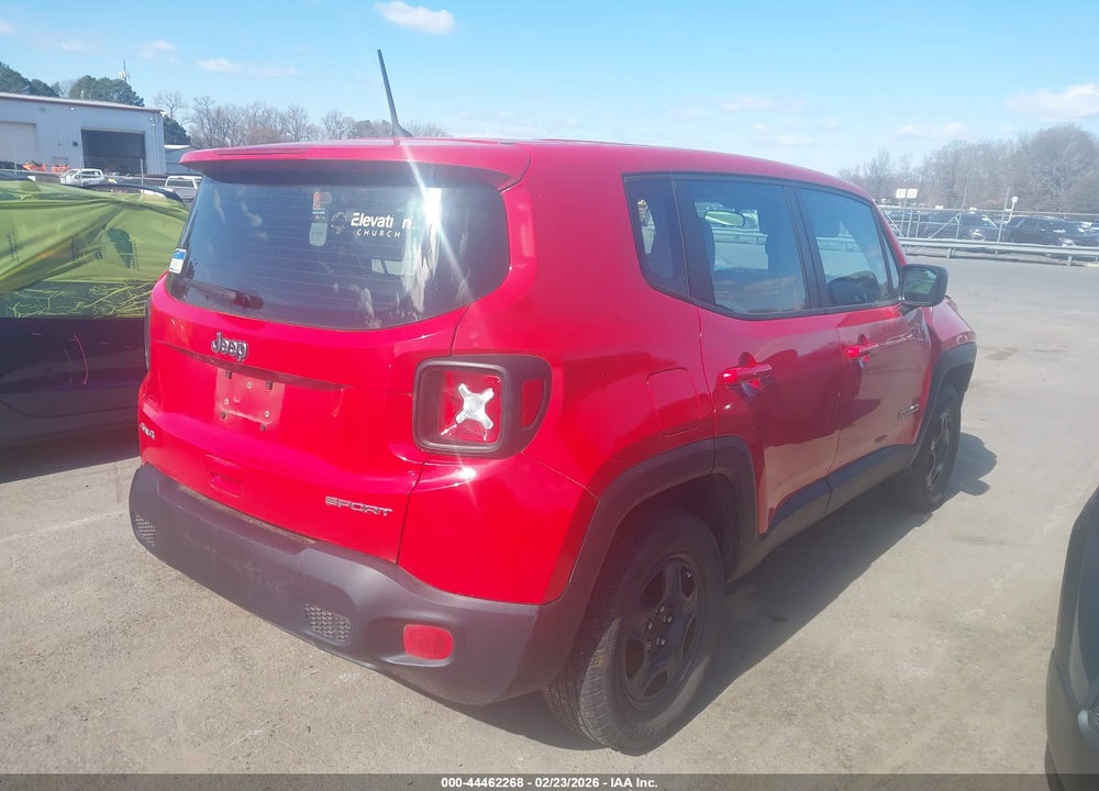 2018 JEEP RENEGADE SPORT 4X4 VIN: ZACCJBAB2JPH14293