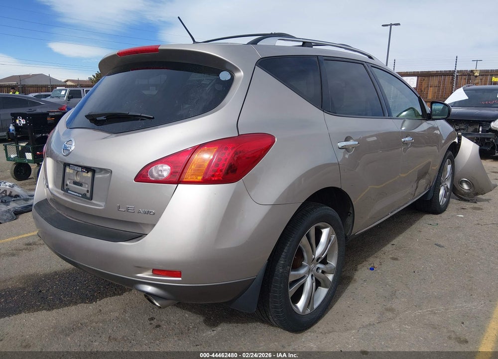 2010 NISSAN MURANO LE VIN: JN8AZ1MWXAW126089