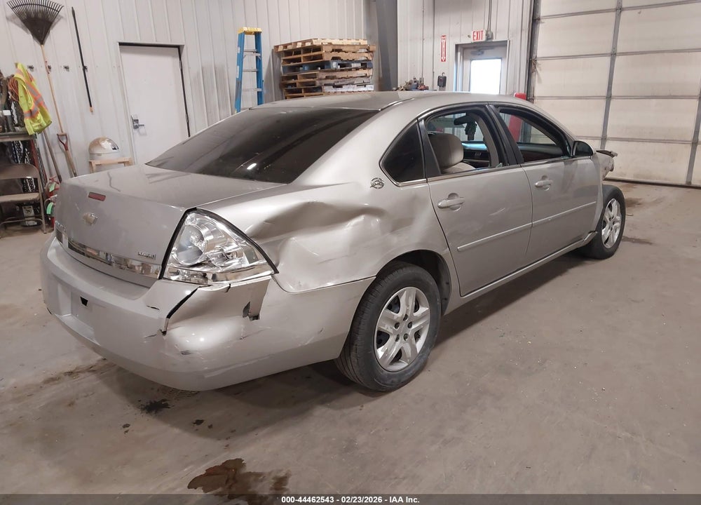 2007 CHEVROLET IMPALA LS VIN: 2G1WB55K979254763