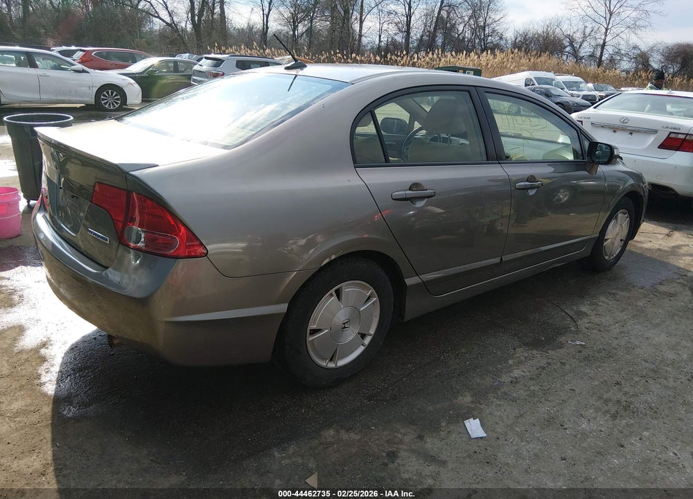 2008 HONDA CIVIC HYBRID VIN: JHMFA36278S030452