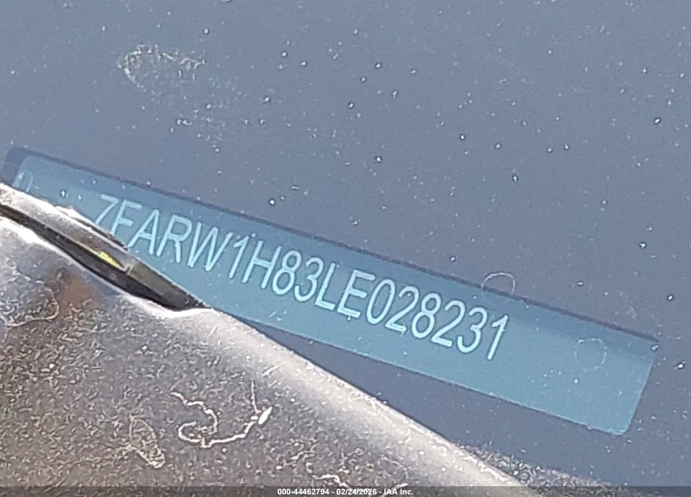 2020 HONDA CR-V 2WD EX-L VIN: 7FARW1H83LE028231