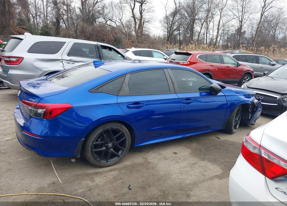 2022 HONDA CIVIC SPORT VIN: 2HGFE2F59NH543927