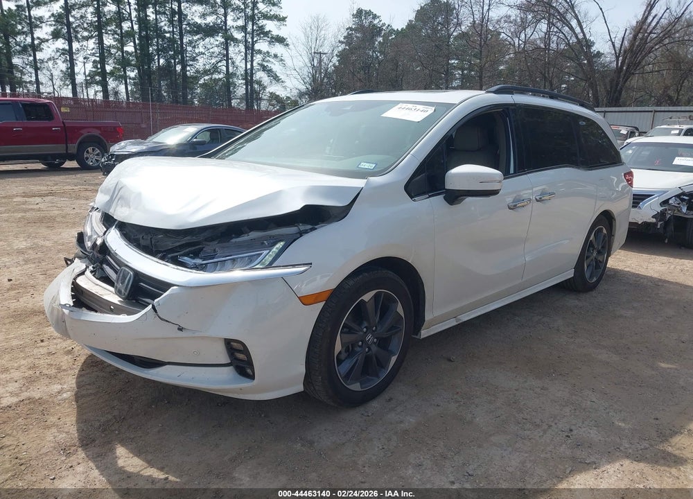 2022 HONDA ODYSSEY ELITE VIN: 5FNRL6H95NB061826