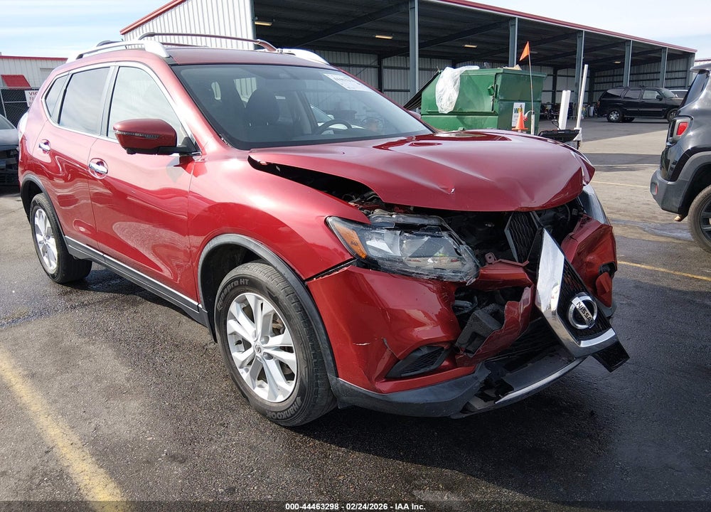 2016 NISSAN ROGUE SV VIN: KNMAT2MT4GP695581