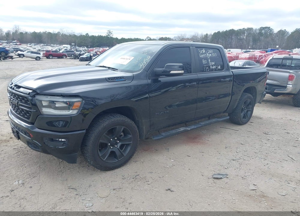 2022 RAM 1500 BIG HORN  4X4 5'7 BOX VIN: 1C6SRFFT0NN168399