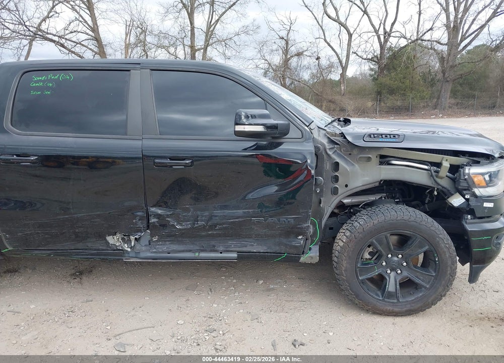 2022 RAM 1500 BIG HORN  4X4 5'7 BOX VIN: 1C6SRFFT0NN168399