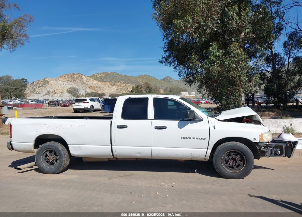 2003 DODGE RAM 2500 SLT/LARAMIE/ST VIN: 3D7KA286X3G719014