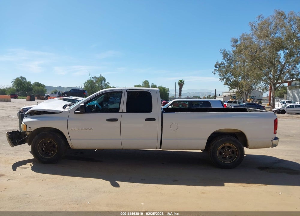 2003 DODGE RAM 2500 SLT/LARAMIE/ST VIN: 3D7KA286X3G719014