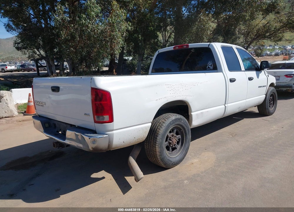 2003 DODGE RAM 2500 SLT/LARAMIE/ST VIN: 3D7KA286X3G719014